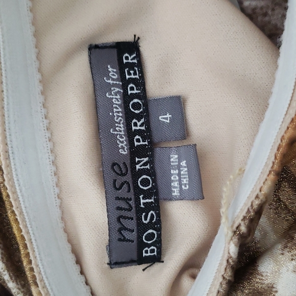 Halter dress with chain detail by Muse for Boston Proper. Size 4. - Picture 6 of 6